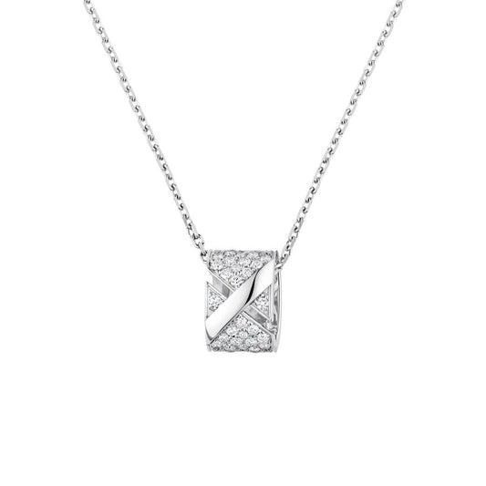 [Everoly JW]LIENS EVIDENCE DIAMOND PAVED NECKLACE
