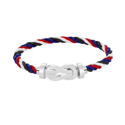 [Everoly JW]CHANCE LARGE 8 FIGURE BUCKLE NO DIAMOND BRACELET SILVER