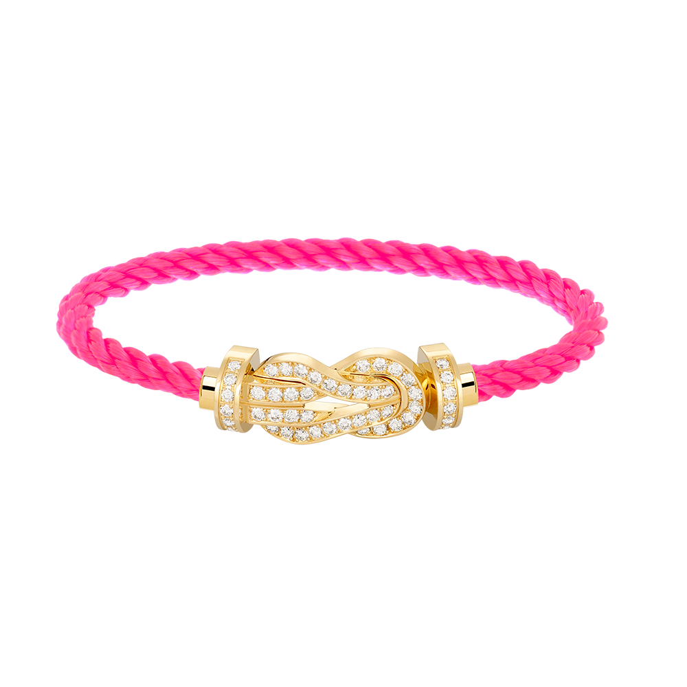 [Everoly JW]CHANCE LARGE 8 FIGURE BUCKLE FULLDIAMOND BRACELET GOLD