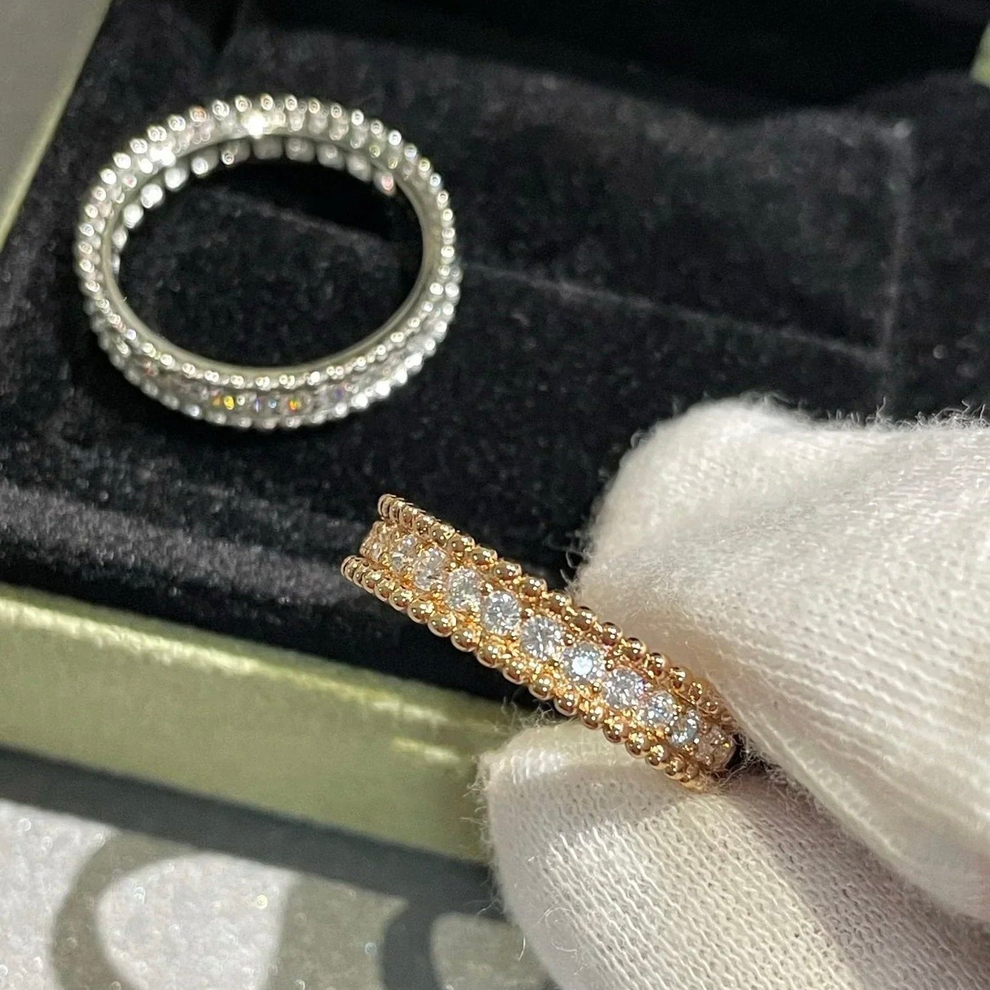 [Everoly JW]PERLEE DIAMOND SILVER RING