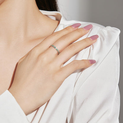 [Everoly JW]Sparkling Vibrant Round Shape Daily Ring