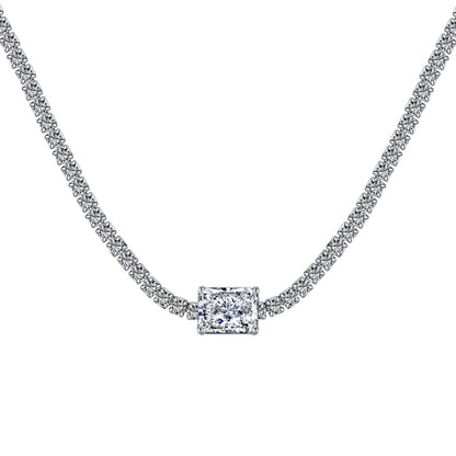 [Everoly JW]2.0 carat Ornate Emerald Cut Necklace