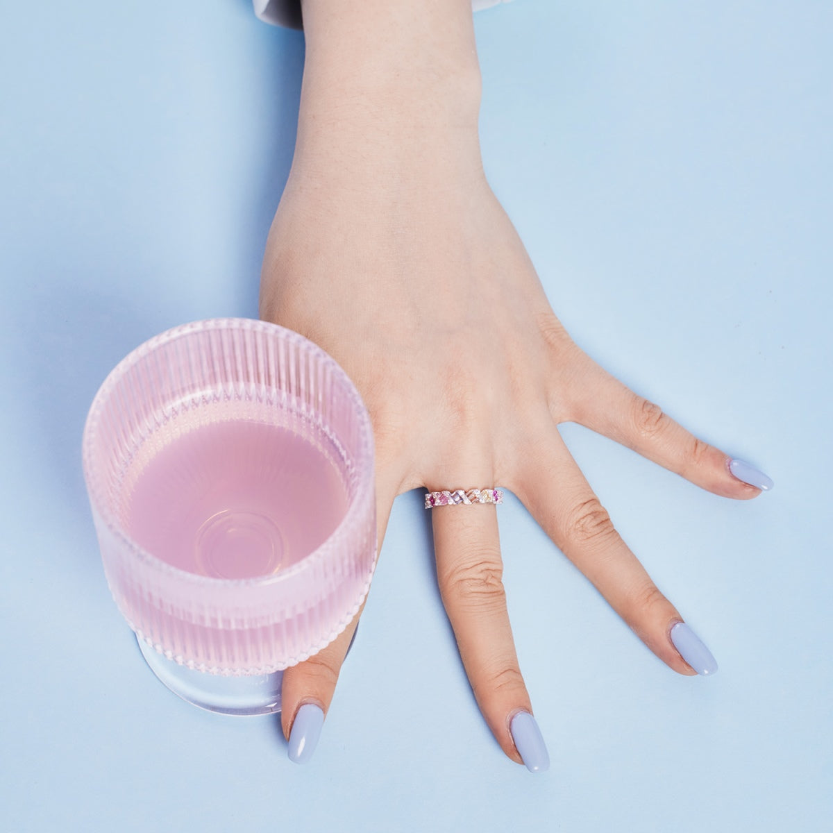 [Everoly JW]Delicate Vibrant Emerald Cut Daily Ring