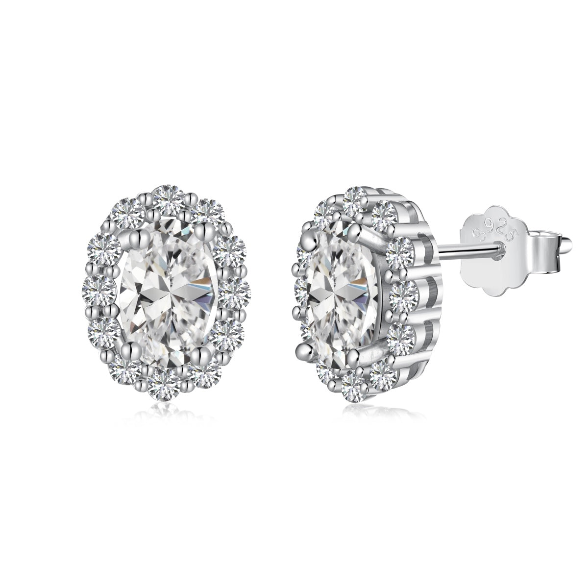 [Everoly JW]Delicate Unique Oval Cut Daily Earrings