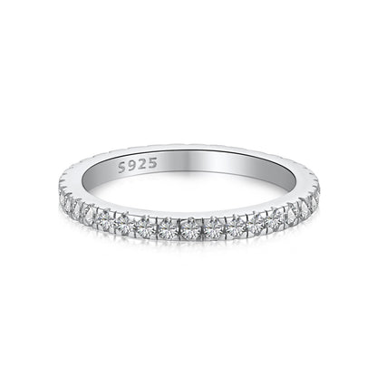[Everoly JW]Delicate Sparkling Round Cut Daily Ring