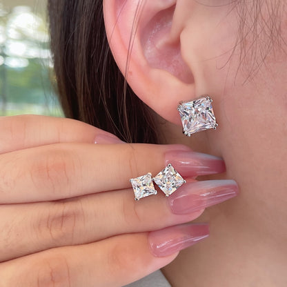 [Everoly JW]Delicate Square Shape Earrings