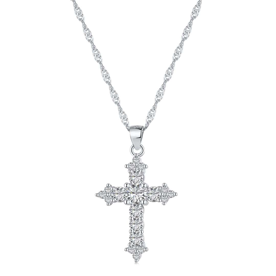 [Everoly JW]Delicate Cross Shape Necklace