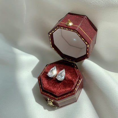 [Everoly JW]Ornate Water Drop Shape Earrings