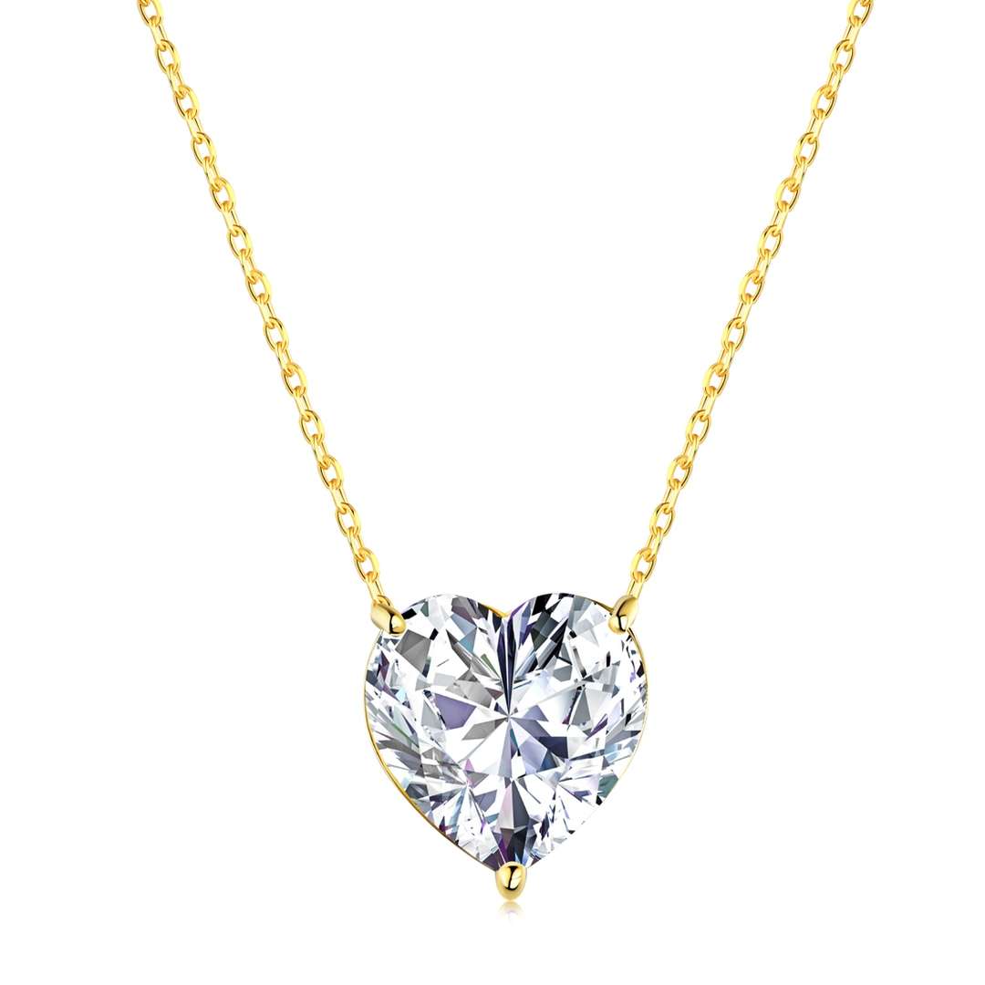 [Everoly JW]6.0 carat Radiant Heart Shape Necklace