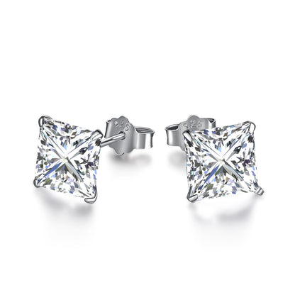 [Everoly JW]Ornate Square Shape Earrings