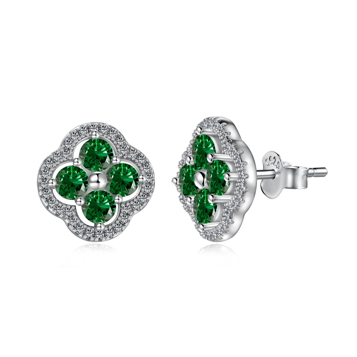 [Everoly JW]Four-Leaf Clover Exquisite Earrings
