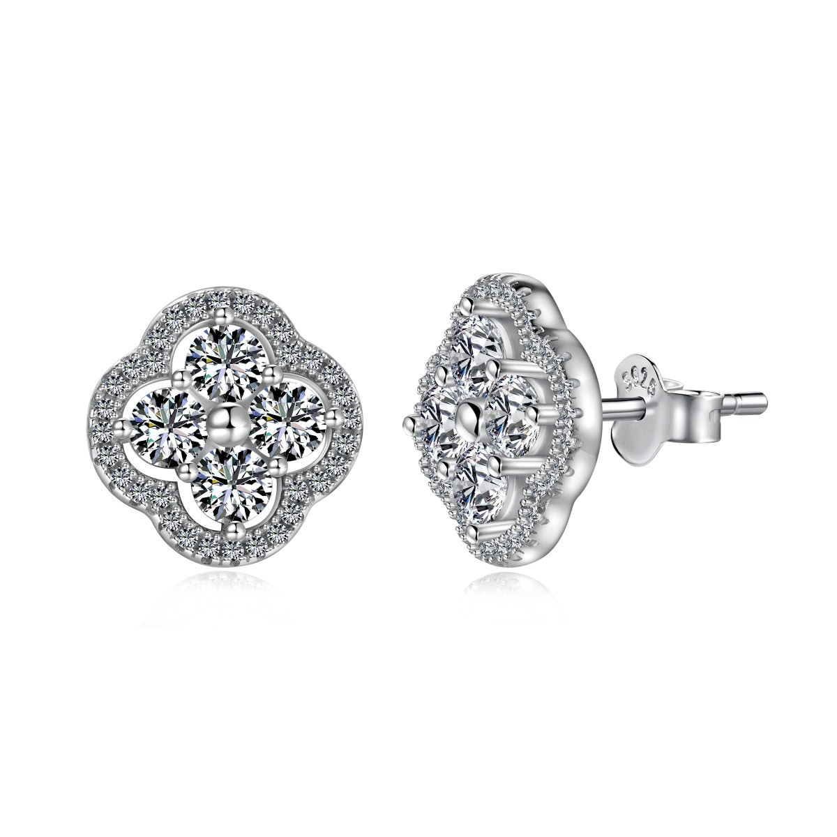 [Everoly JW]Four-Leaf Clover Exquisite Earrings
