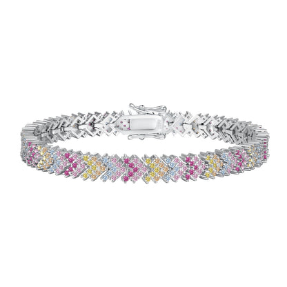[Everoly JW]Ornate Sparkling Round Cut Party Bracelet