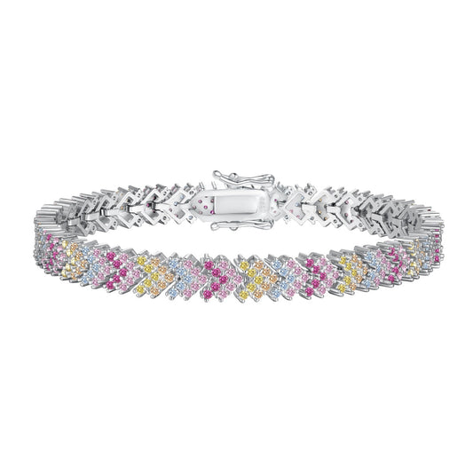 [Everoly JW]Ornate Sparkling Round Cut Party Bracelet