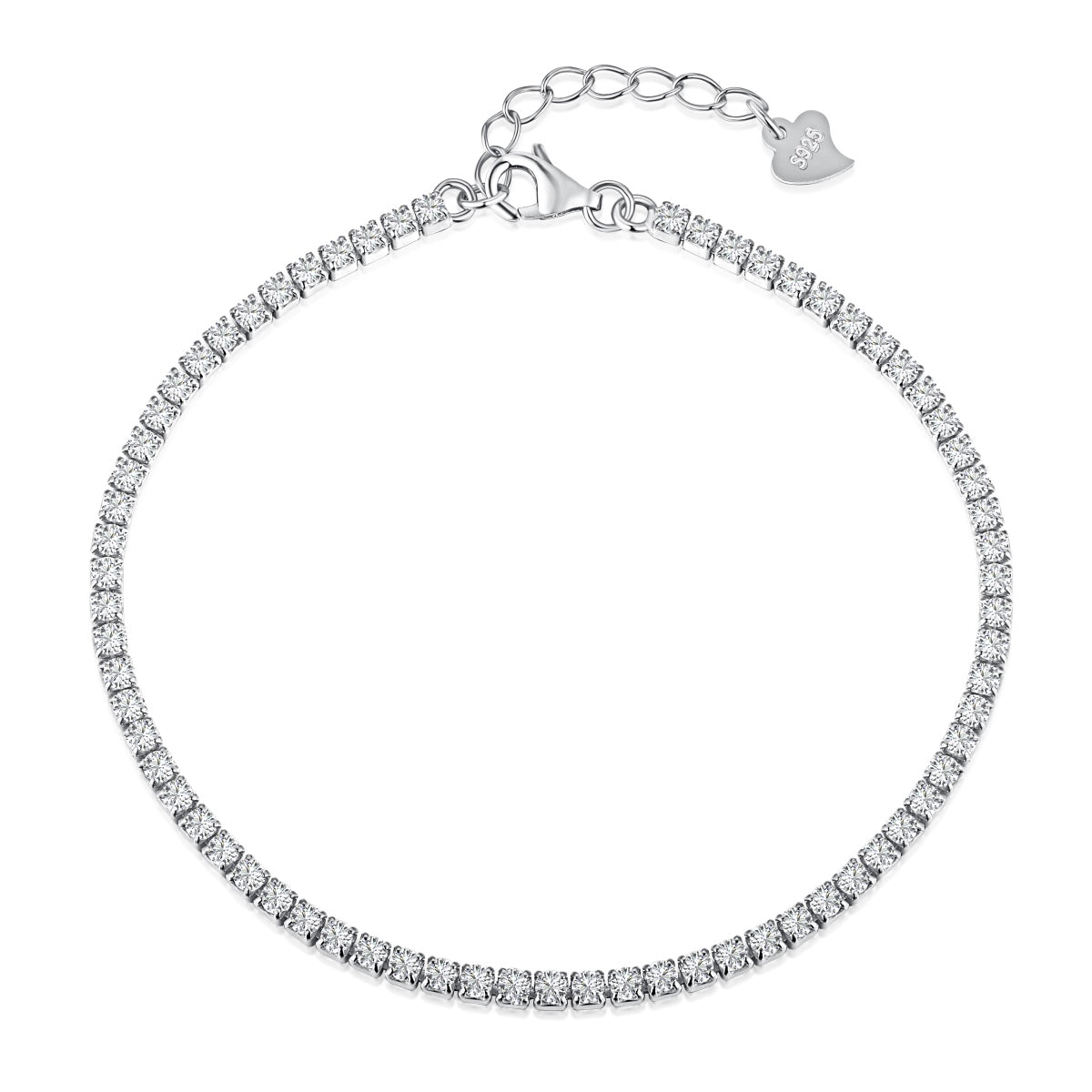 [Everoly JW]Radiant Shinning Princess Cut Tennis Bracelet