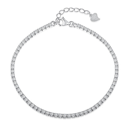 [Everoly JW]Radiant Shinning Princess Cut Tennis Bracelet