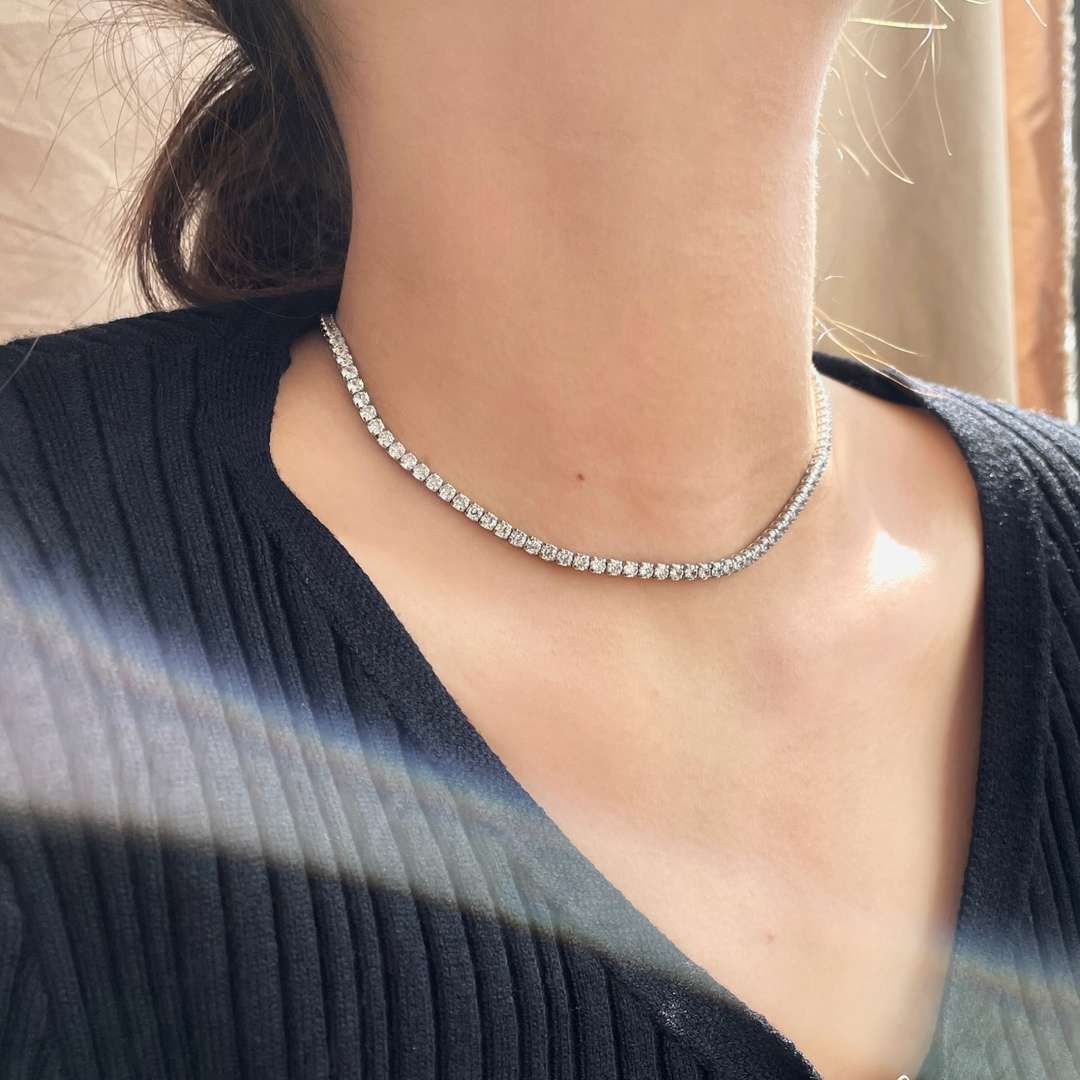 [Everoly JW]Elegant Tennis Chain Necklace