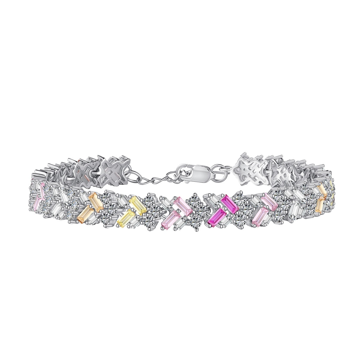 [Everoly JW]Dazzling Unique Multi Shape Daily Bracelet