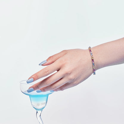 [Everoly JW]Ornate Sparkling Multi Cut Party Bracelet