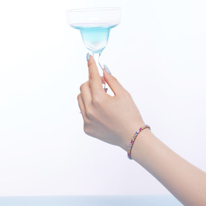 [Everoly JW]Ornate Sparkling Multi Cut Party Bracelet