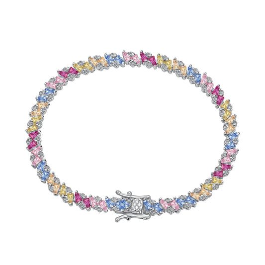 [Everoly JW]Ornate Sparkling Multi Cut Party Bracelet