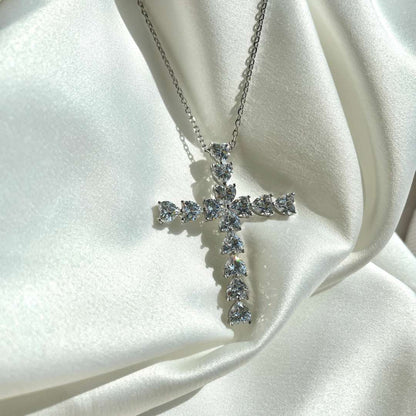 [Everoly JW]Radiant Cross Shape Necklace