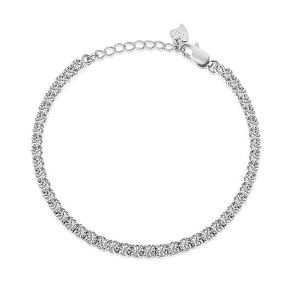 [Everoly JW]Sparkling Round Cut Daily Bracelet