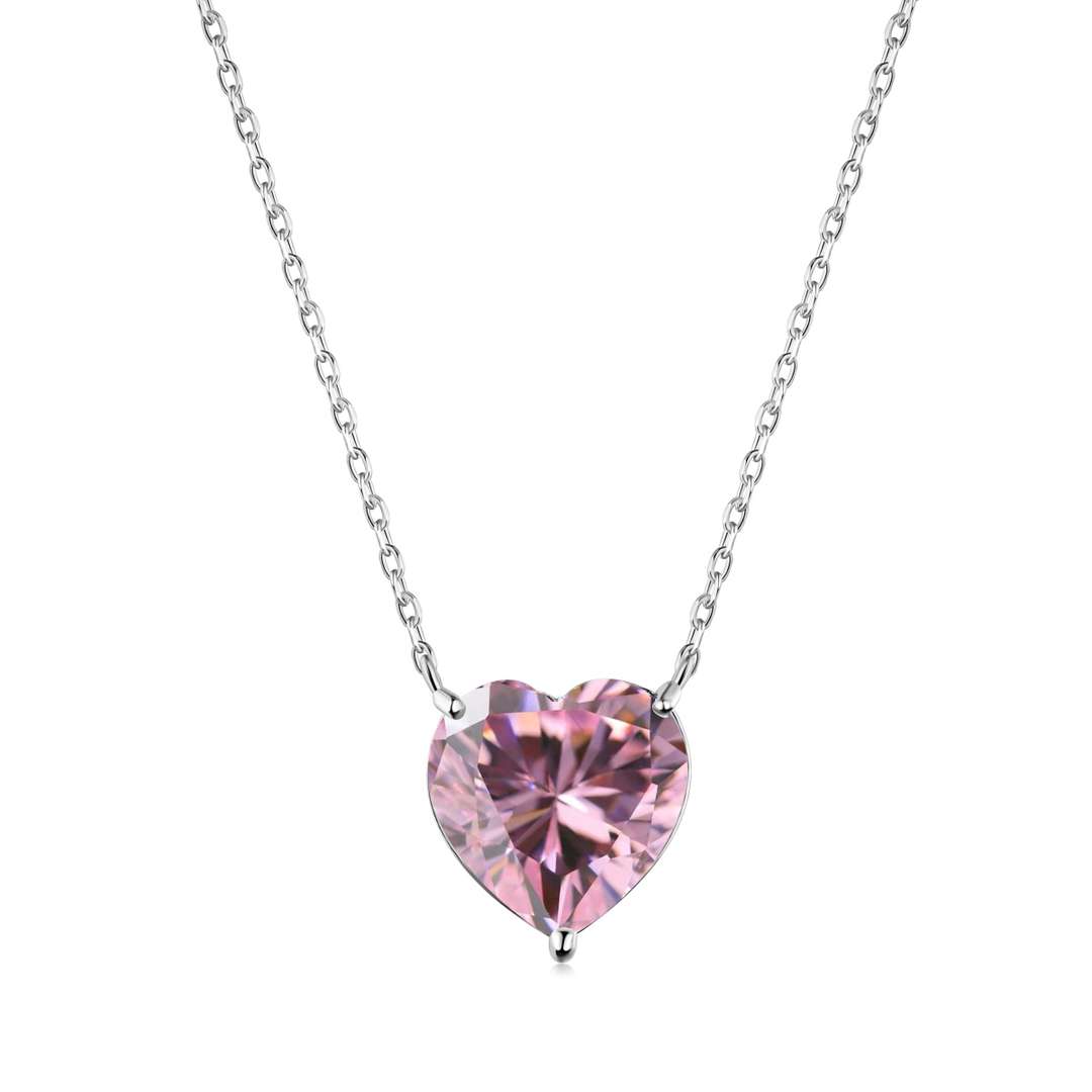 [Everoly JW]6.0 carat Radiant Heart Shape Necklace