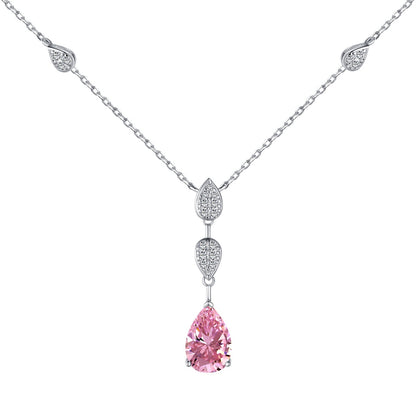[Everoly JW]Dazzling Pear Cut Necklace