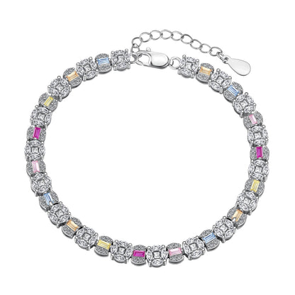 [Everoly JW]Dazzling Radiant Multi Cut Daily Bracelet