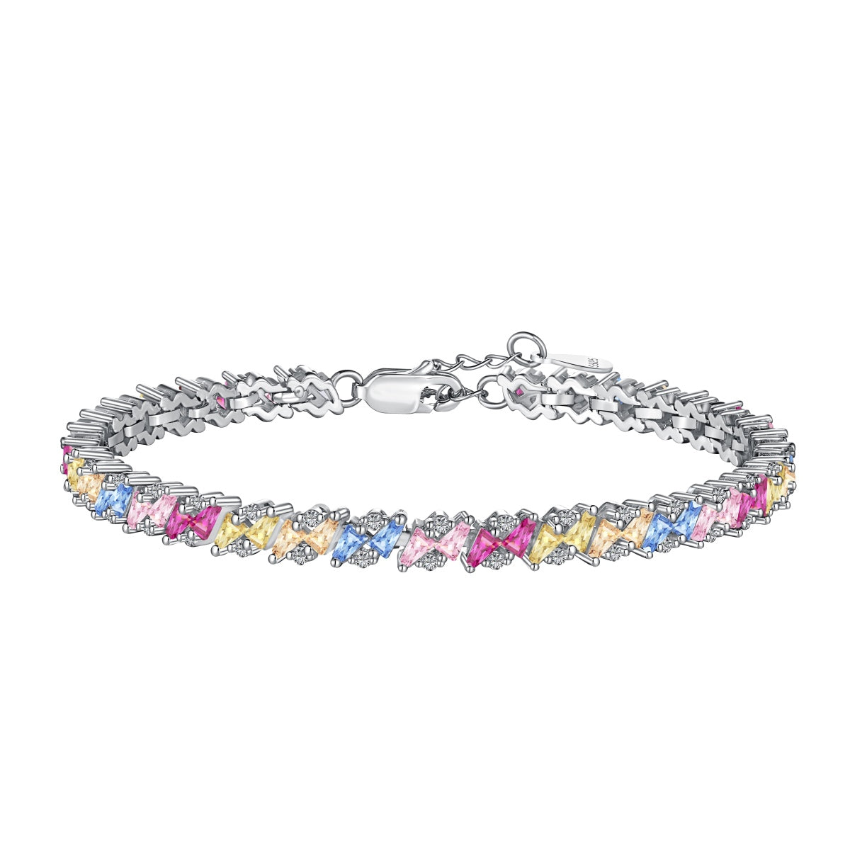 [Everoly JW]Ornate Sparkling Multi Cut Party Bracelet