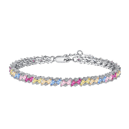 [Everoly JW]Ornate Sparkling Multi Cut Party Bracelet