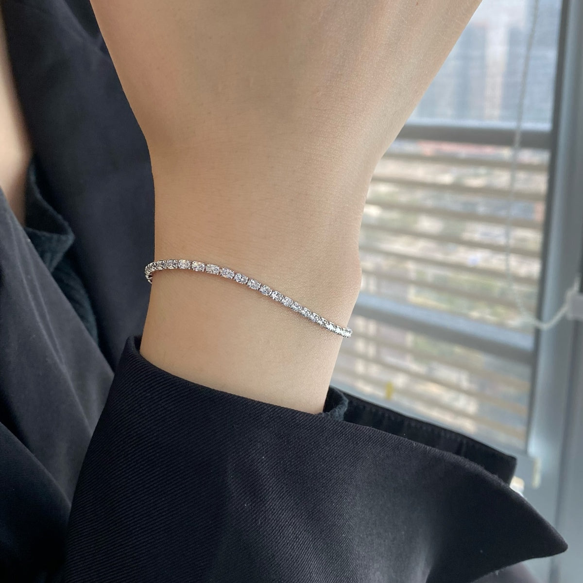 [Everoly JW]Elegant Emerald Cut Daily Bracelet