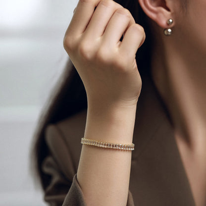 [Everoly JW]Exquisite Emerald Cut Daily Bracelet