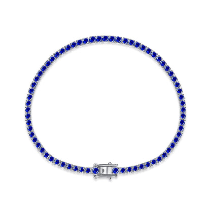 [Everoly JW]Dazzling Colorful Round Cut Daily Bracelet