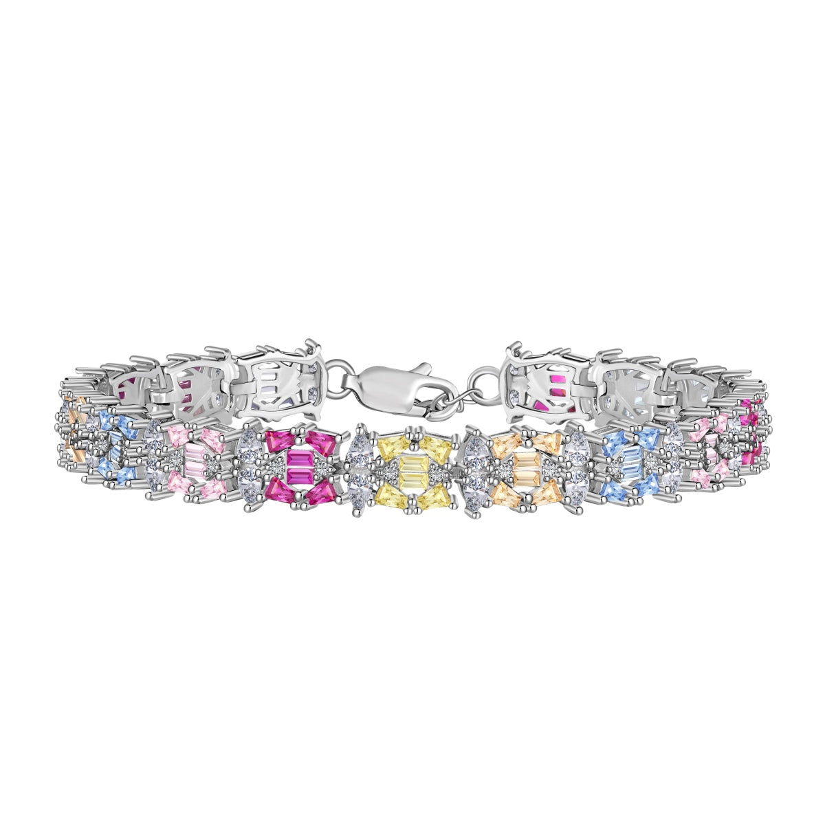 [Everoly JW]Delicate Colorful Multi Cut Party Bracelet
