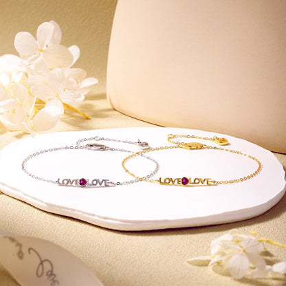 [Everoly JW]Romantic Heart Shape Lover Bracelet