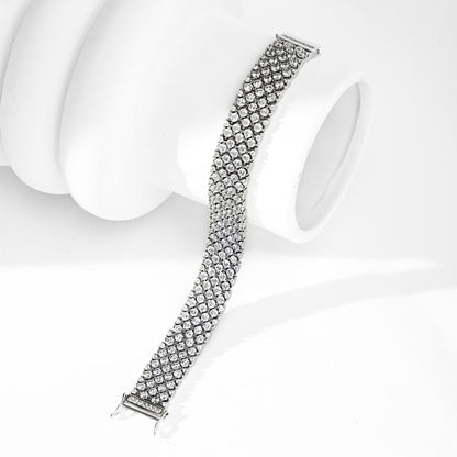 [Everoly JW]Ornate Elegant Round Cut Party Bracelet