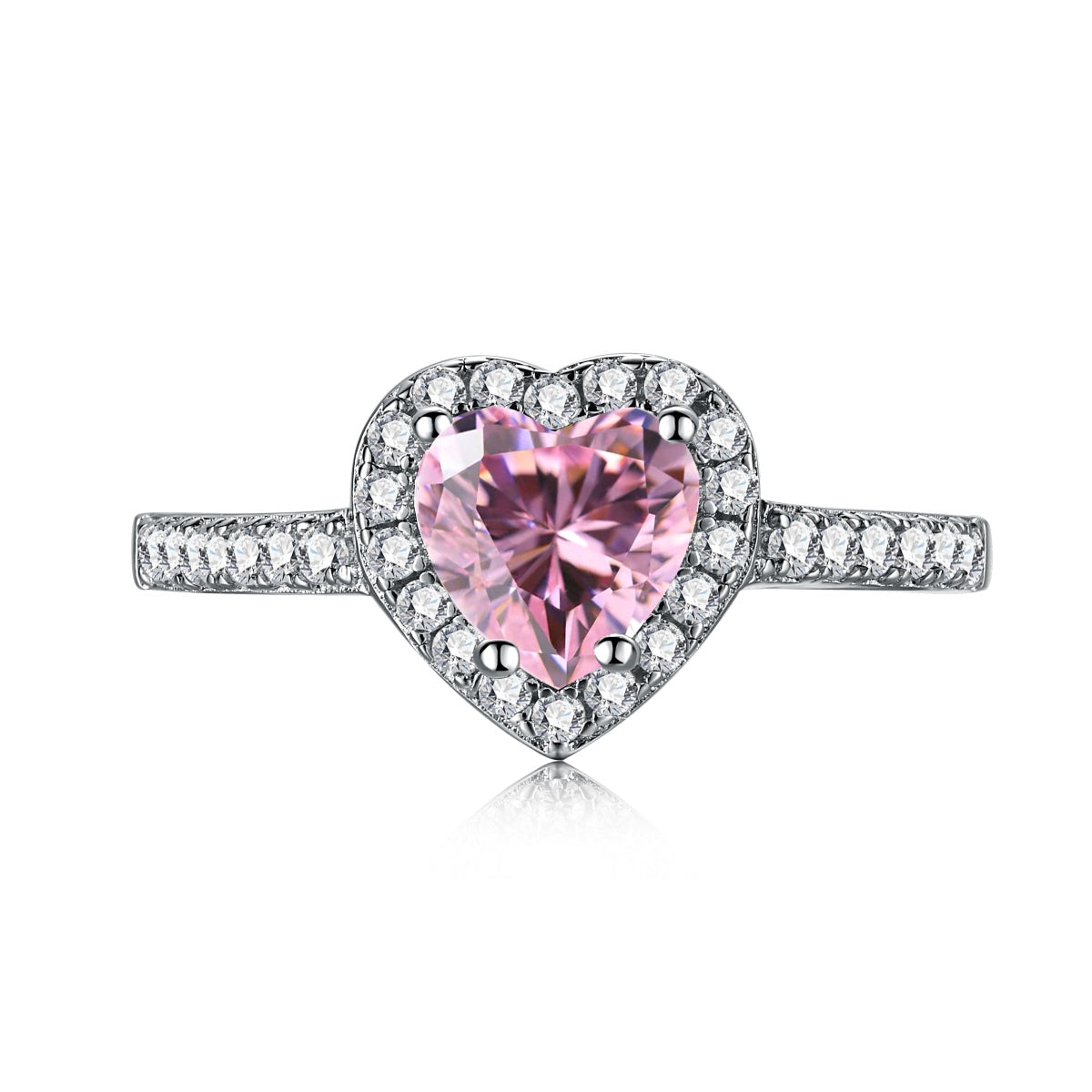 [Everoly JW]Eternity Splashy Romantic Heart Shape Lover Ring