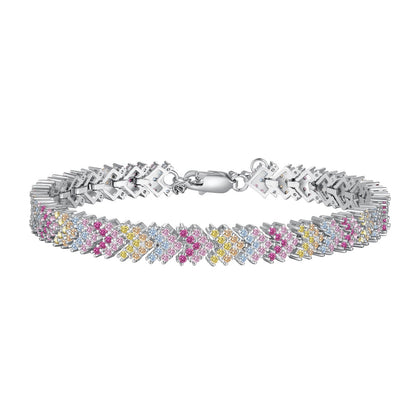 [Everoly JW]Ornate Sparkling Round Cut Party Bracelet