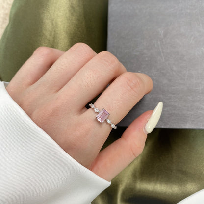 [Everoly JW]1.0 Carat Dainty Resplendent Radiant Cut Daily Ring