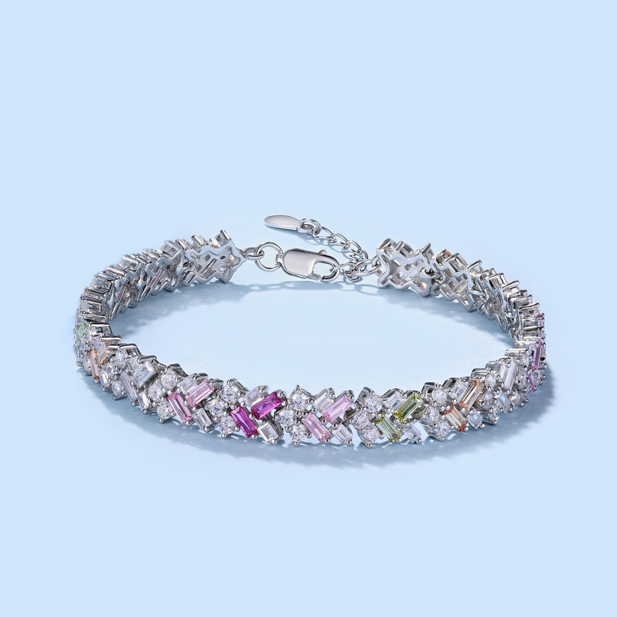 [Everoly JW]Dazzling Unique Multi Shape Daily Bracelet