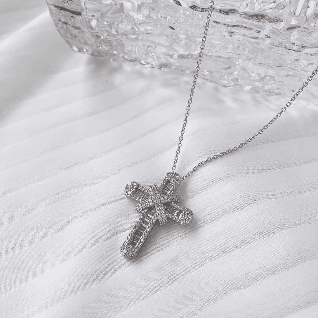 [Everoly JW]Gypsophila With Dimonds Necklace