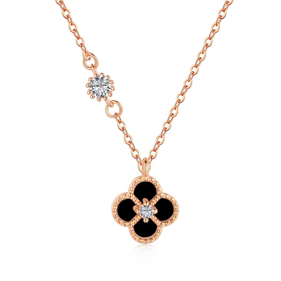 [Everoly JW]Delicate Flower Shape Necklace