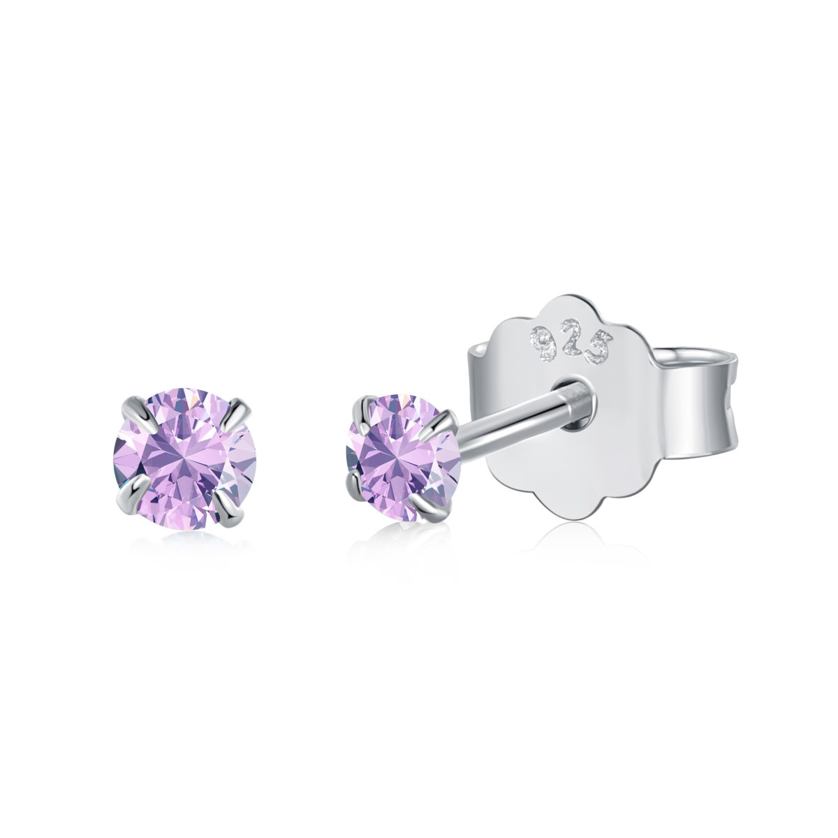 [Everoly JW]Delicate Solitaire Earrings