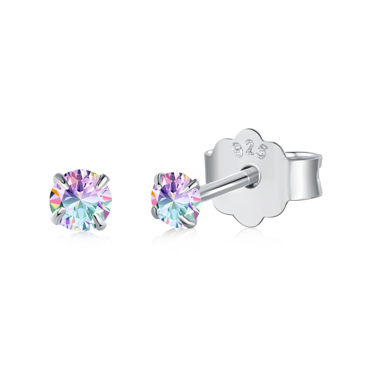 [Everoly JW]Delicate Solitaire Earrings
