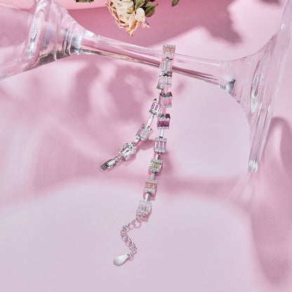 [Everoly JW]Dainty Charming Emerald Cut Daily Bracelet