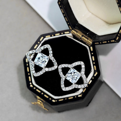 [Everoly JW]Elegant Star Shape Princess Cut Daily Earrings