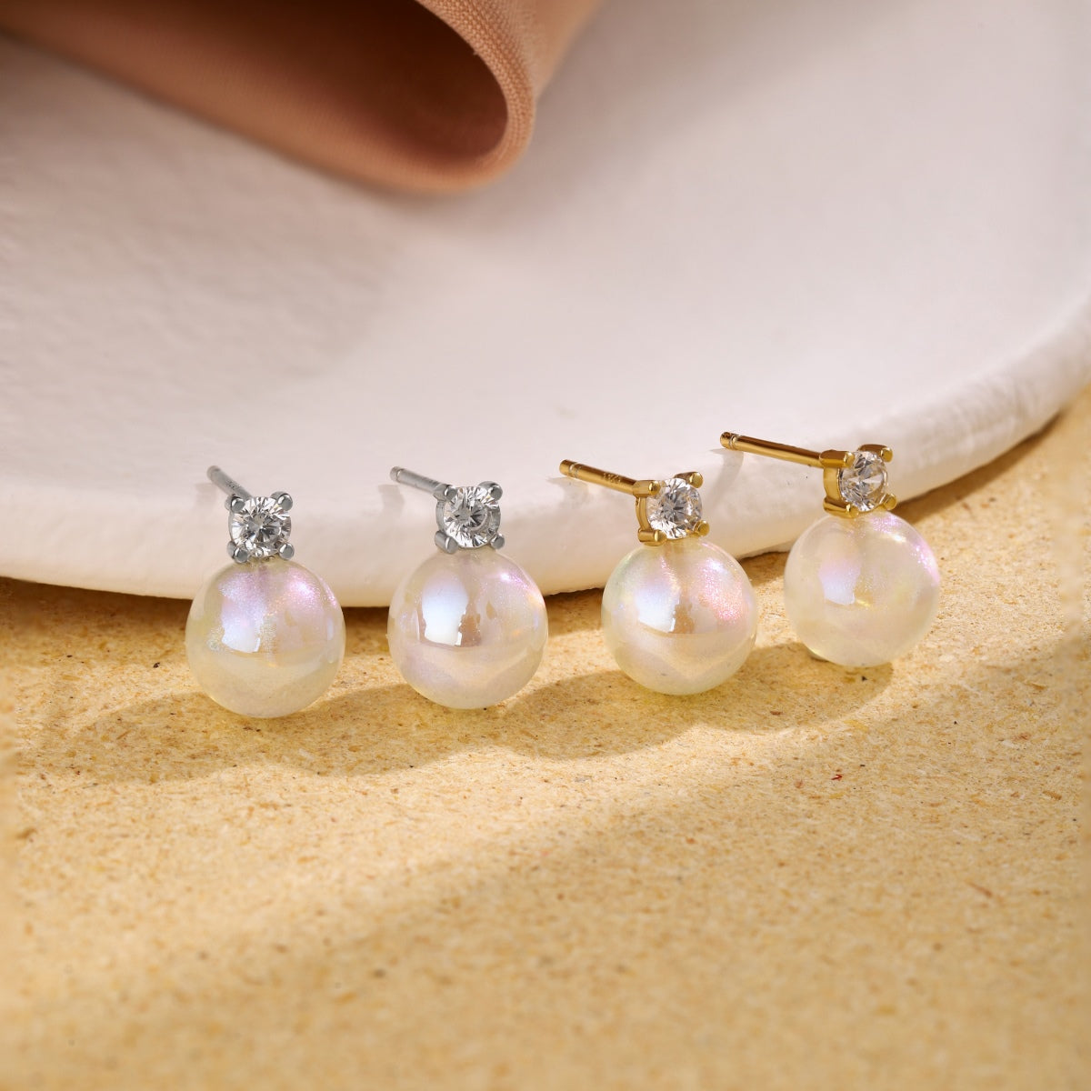 [Everoly JW]Symphony Mermaid Pearl Earrings