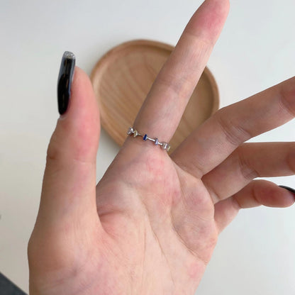 [Everoly JW]Unique Trapezoid Cut Daily Ring